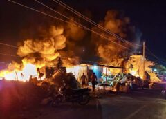 लोरमी में कबाड़ी गोदाम में भीषण आग: लाखों की संपत्ति खाक, संसाधनों के अभाव में बेबस दिखा प्रशासन